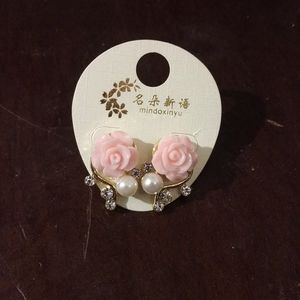rose earrings